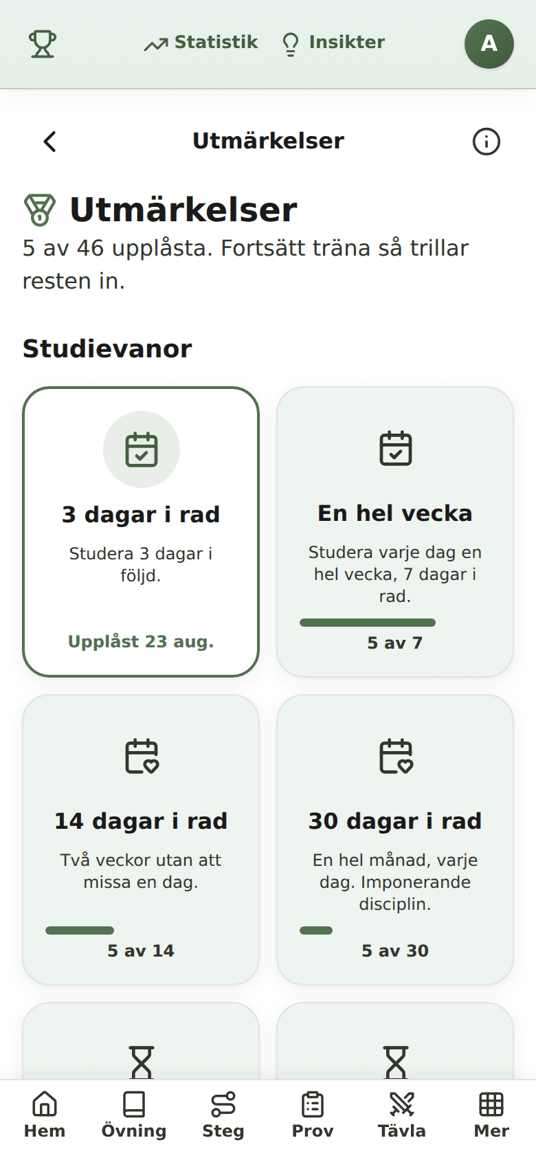 Utmärkelser