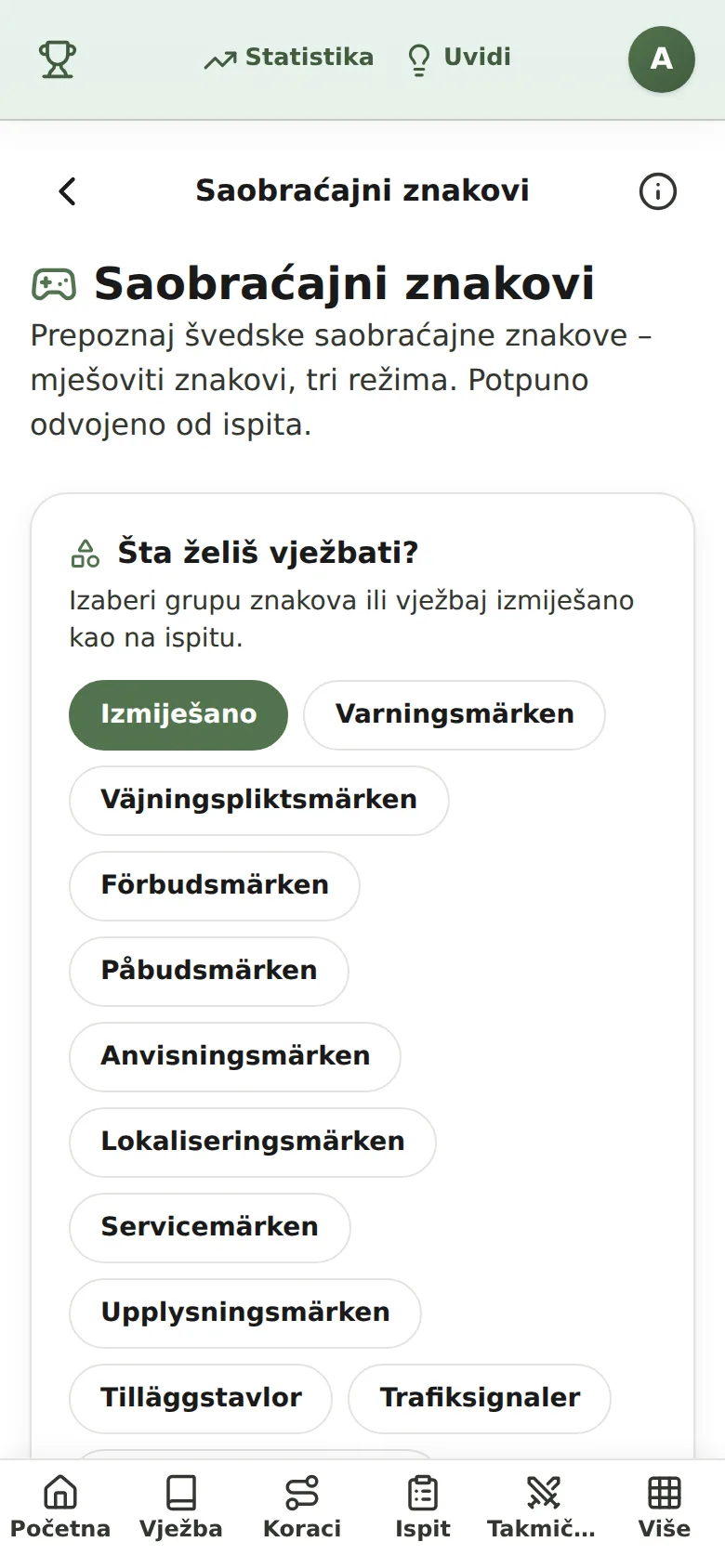 Vägmärkesspel