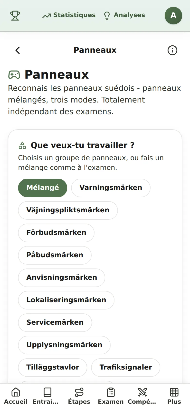 Vägmärkesspel