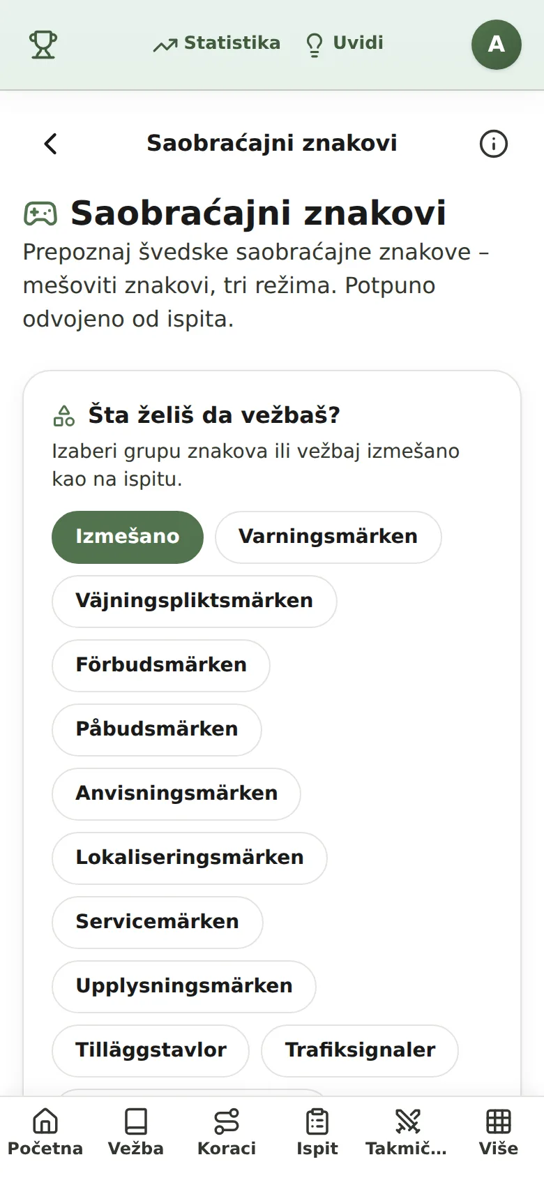 Vägmärkesspel